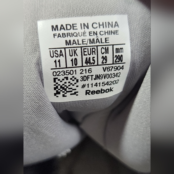 REEBOK QUESTION MID ALLEN IVERSON PRACTICE RANT SHOE SIZE 11, MENS GRAY 2016 - Picture 11 of 16